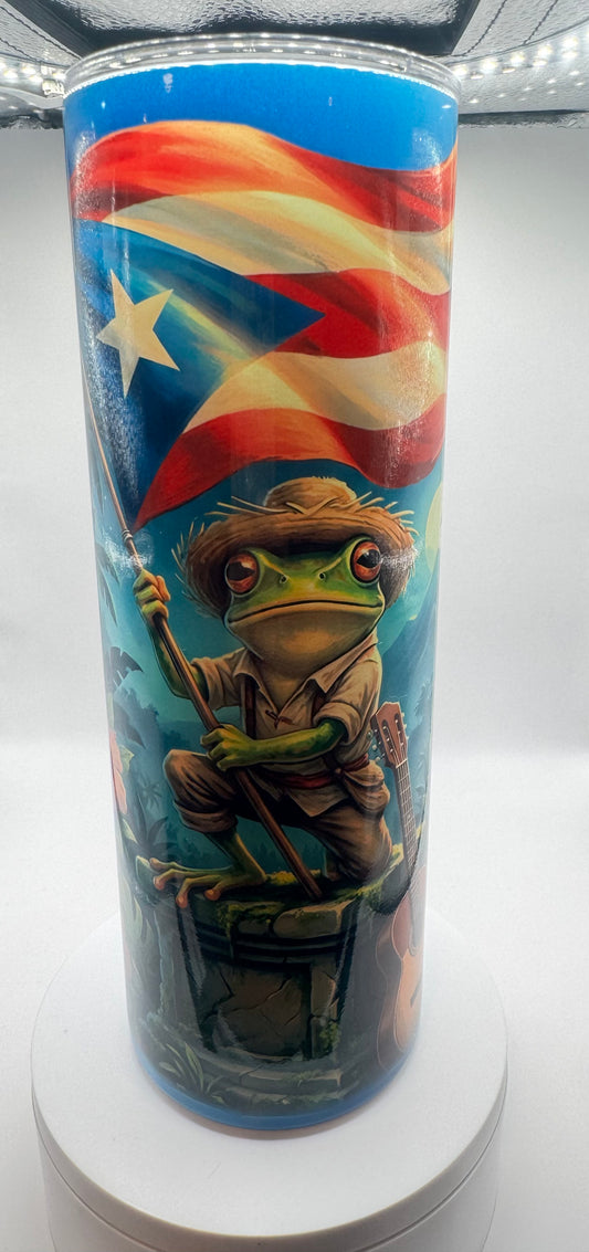 Puerto Rico Coqui 20 oz Tumbler