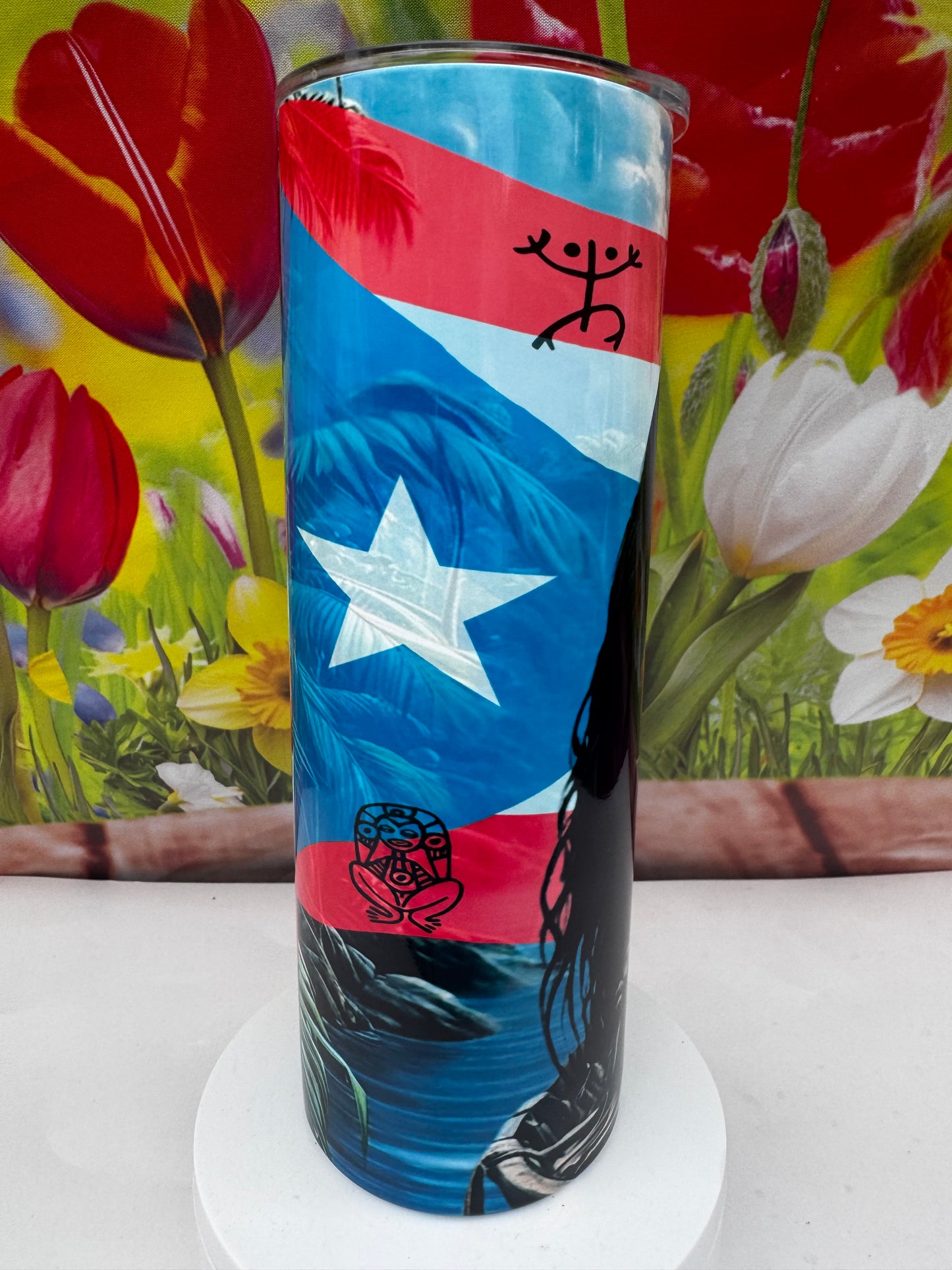 Puerto Rican Taino women 20 oz Tumber