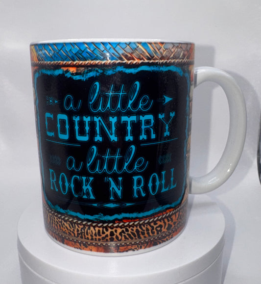 A Little Country a little Rock-n-Roll 11 oz Mug