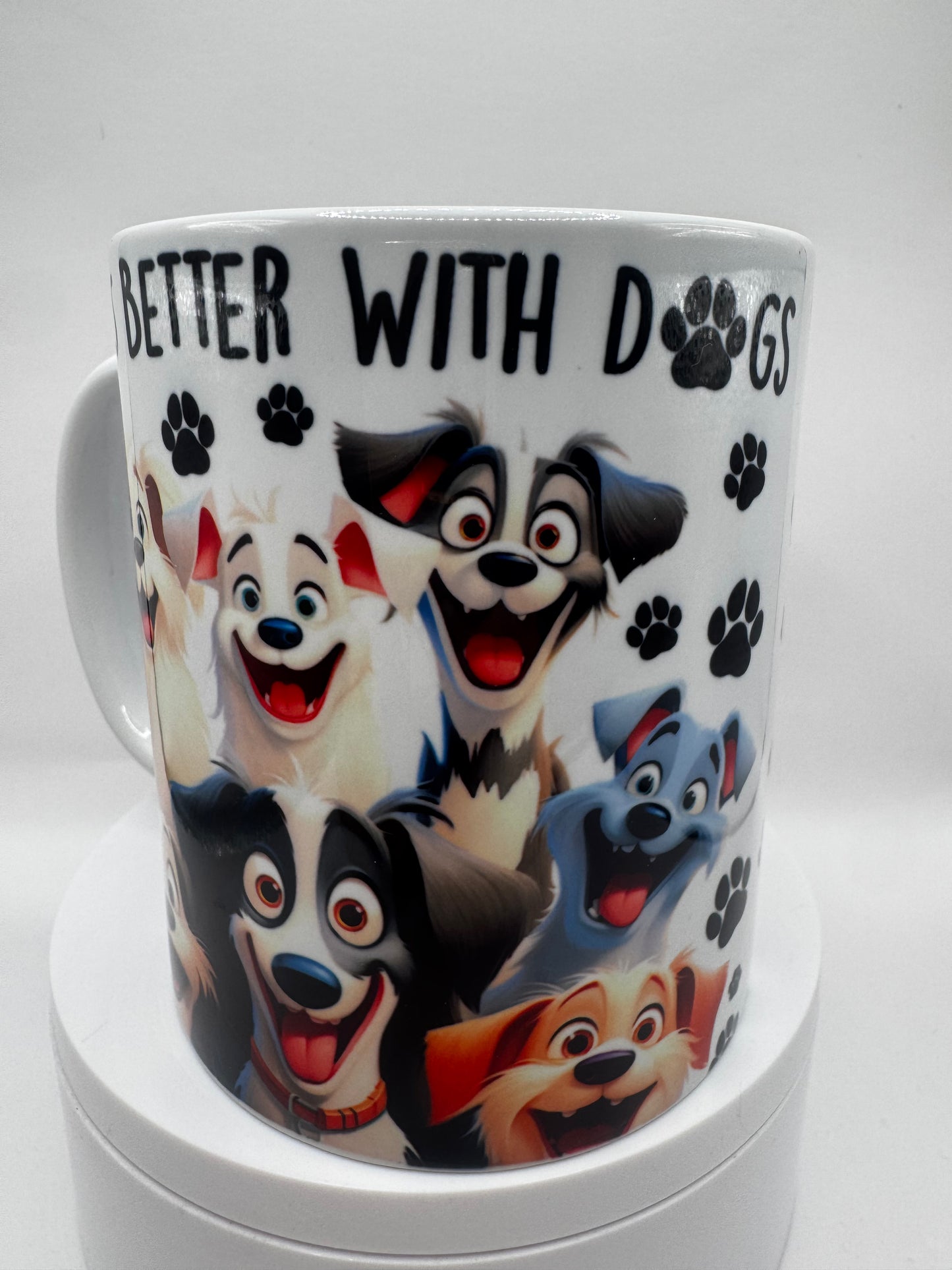 Life is Better with Dogs 11 oz Mug