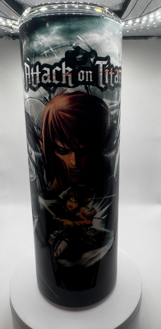 20 oz Attack on Titan Tumbler
