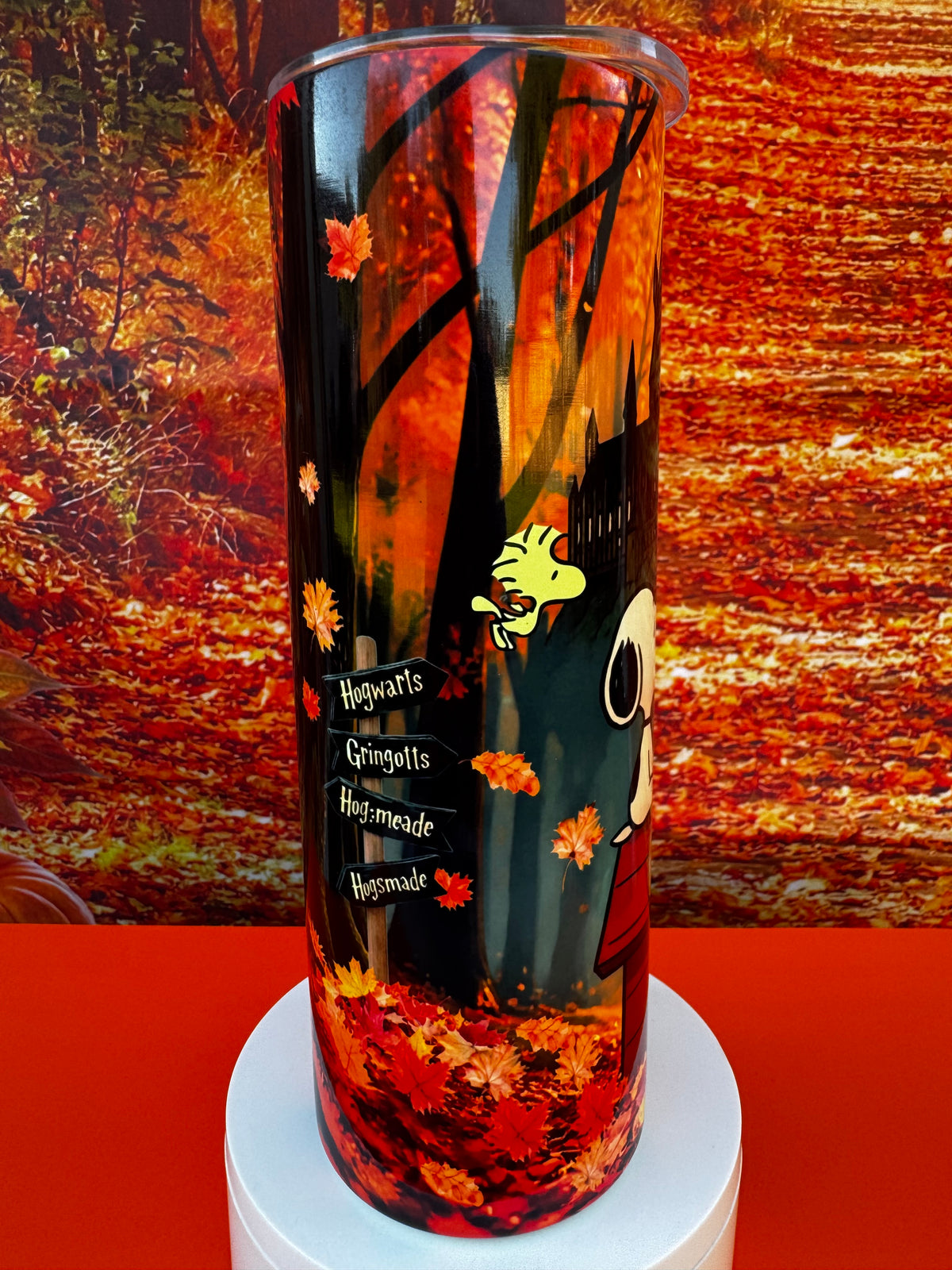 Snoopy and Harry Potter 20 oz Tumbler