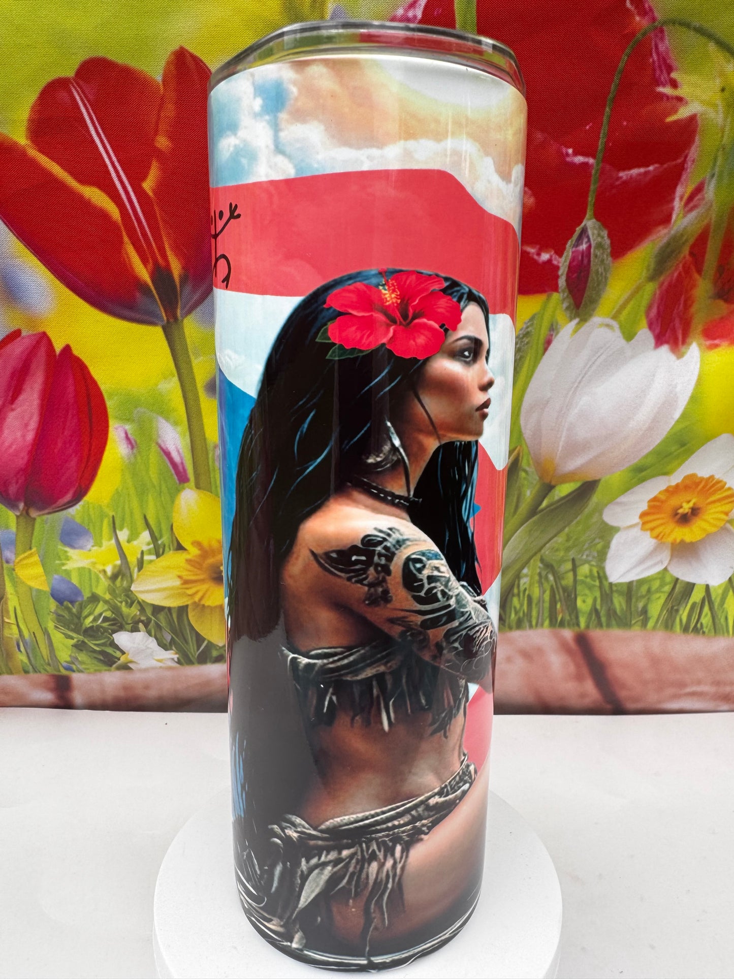 Puerto Rican Taino women 20 oz Tumber
