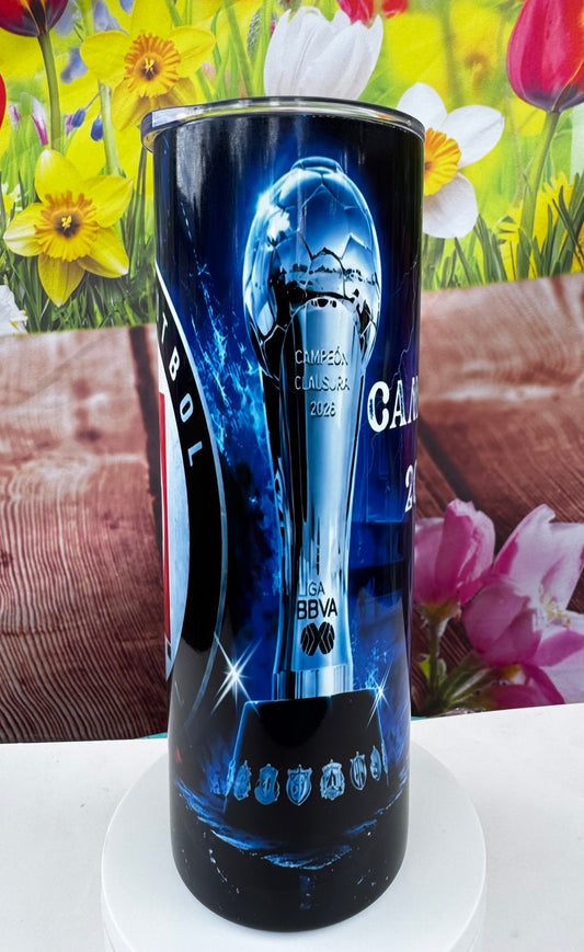 Cruz Azul Campeón 20 oz Tumbler