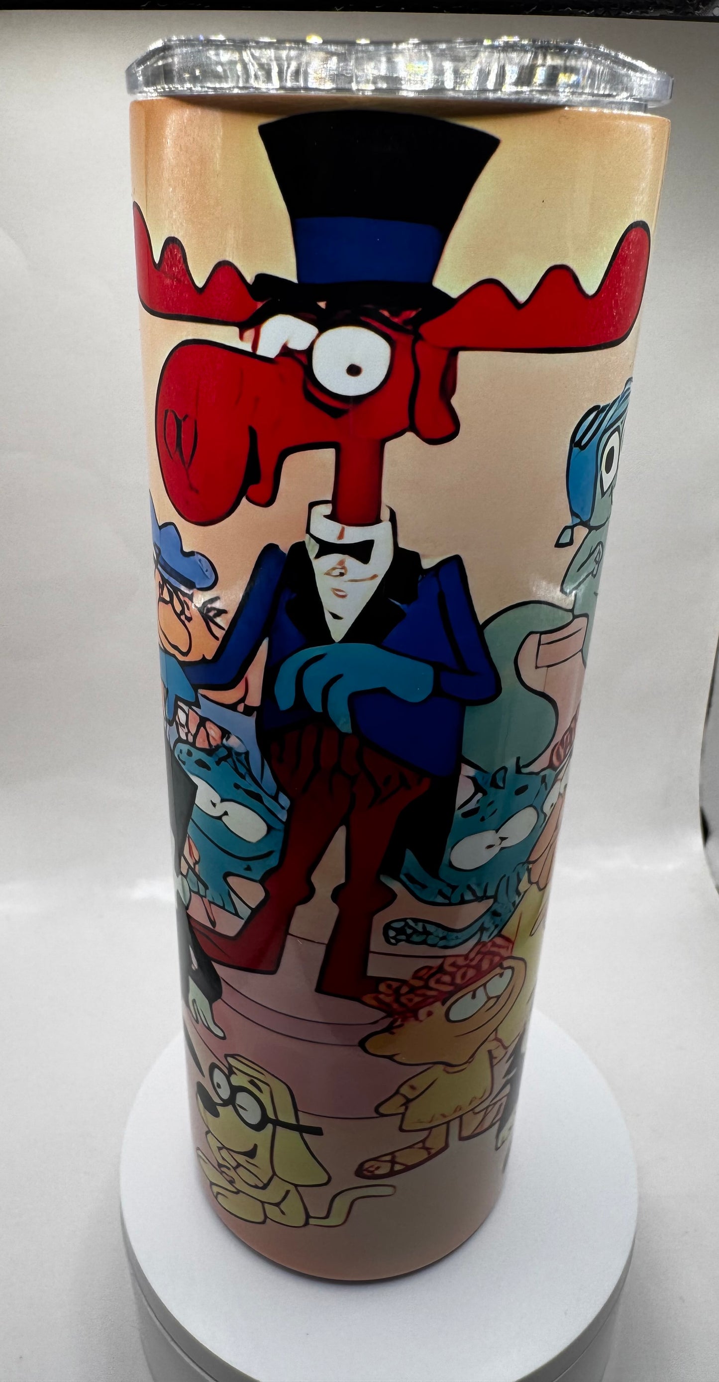 Rocky and Bullwinkle and Friends 20 oz Tumbler