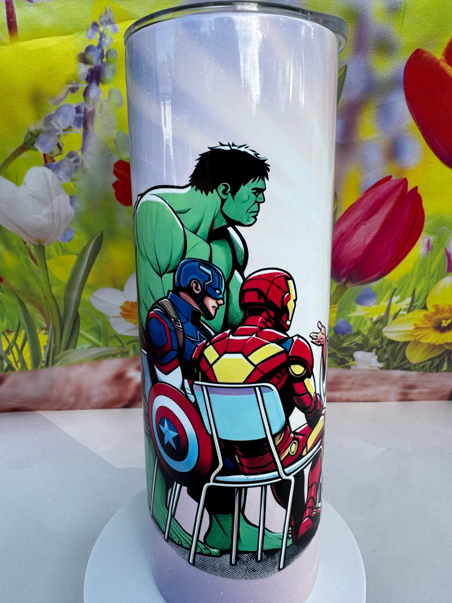 Jesus and Marvel 20 oz Tumbler