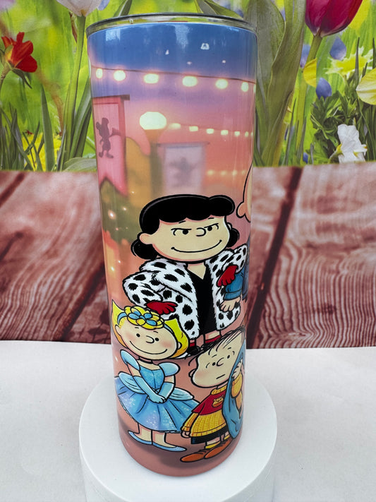 Snoopy and Peanuts Gang Disney Inspired 20 oz Tumbler