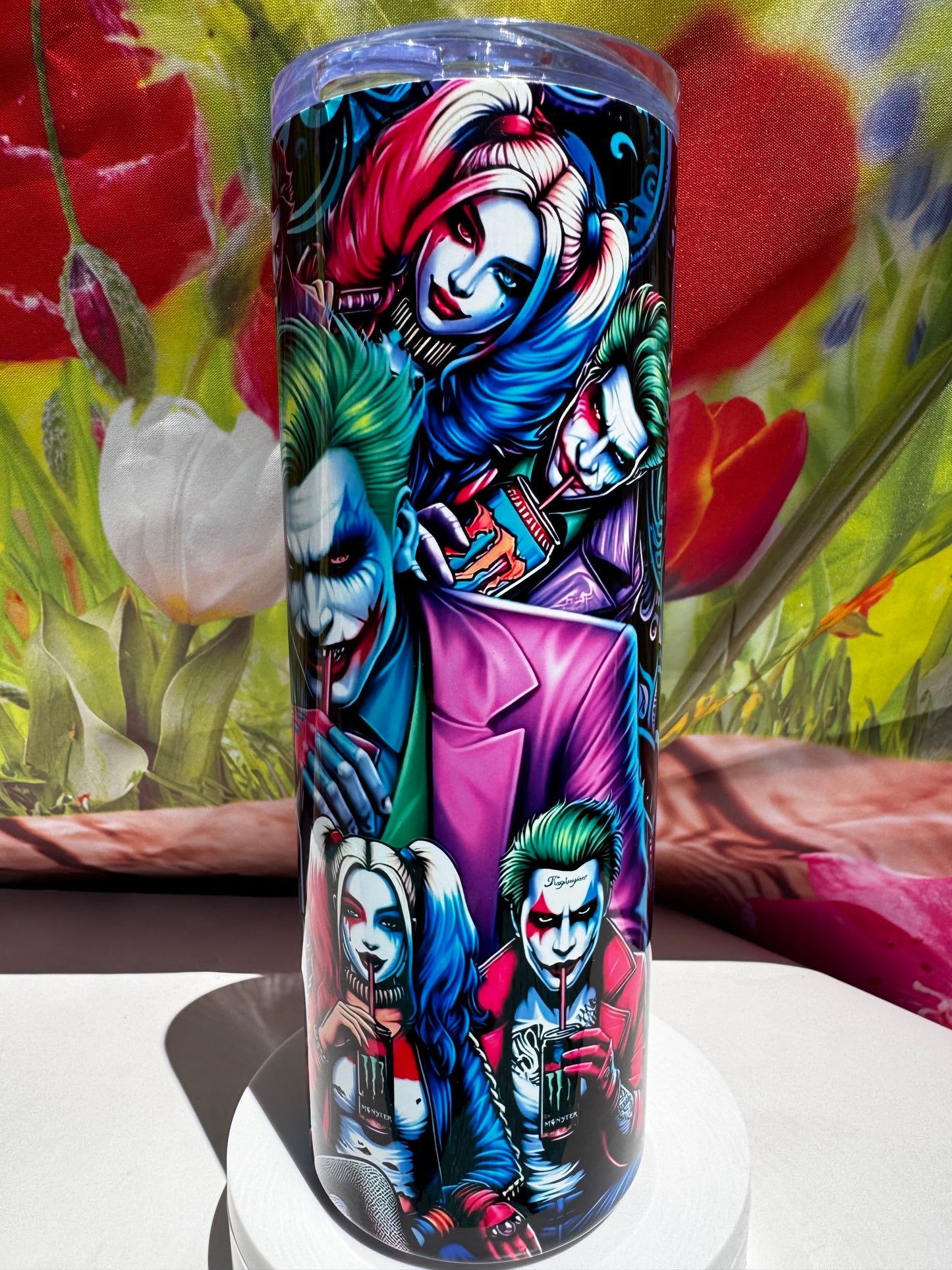 Joker and Harley Quinn 20 oz Tumbler