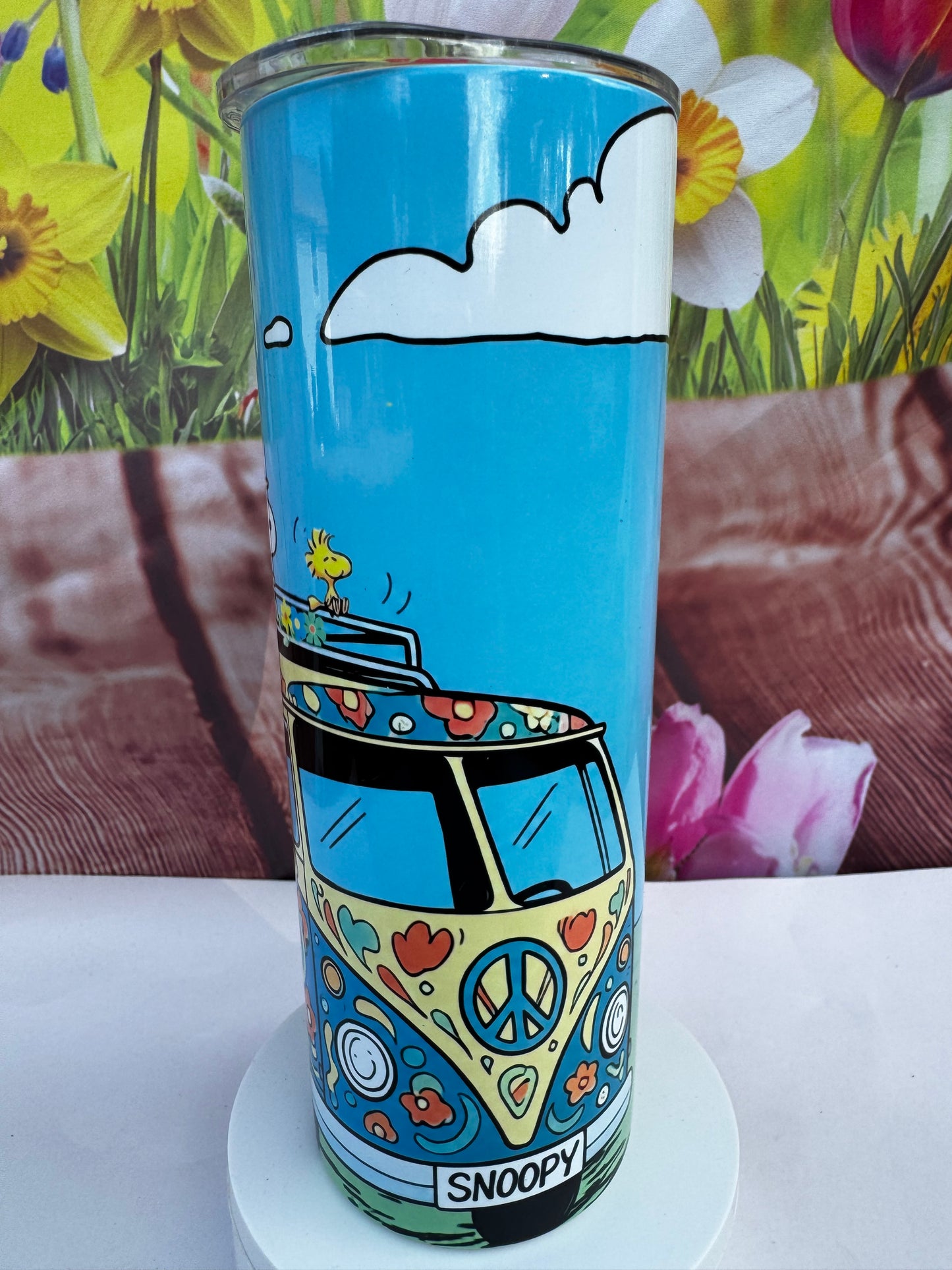 Snoopy Hippie 20 oz Tumbler