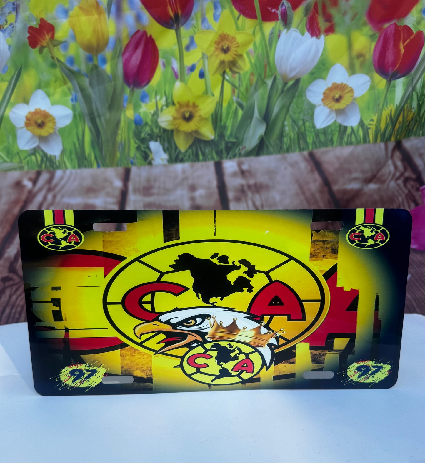 Club America License Plate