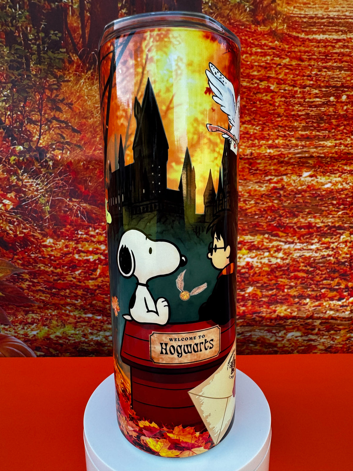 Snoopy and Harry Potter 20 oz Tumbler