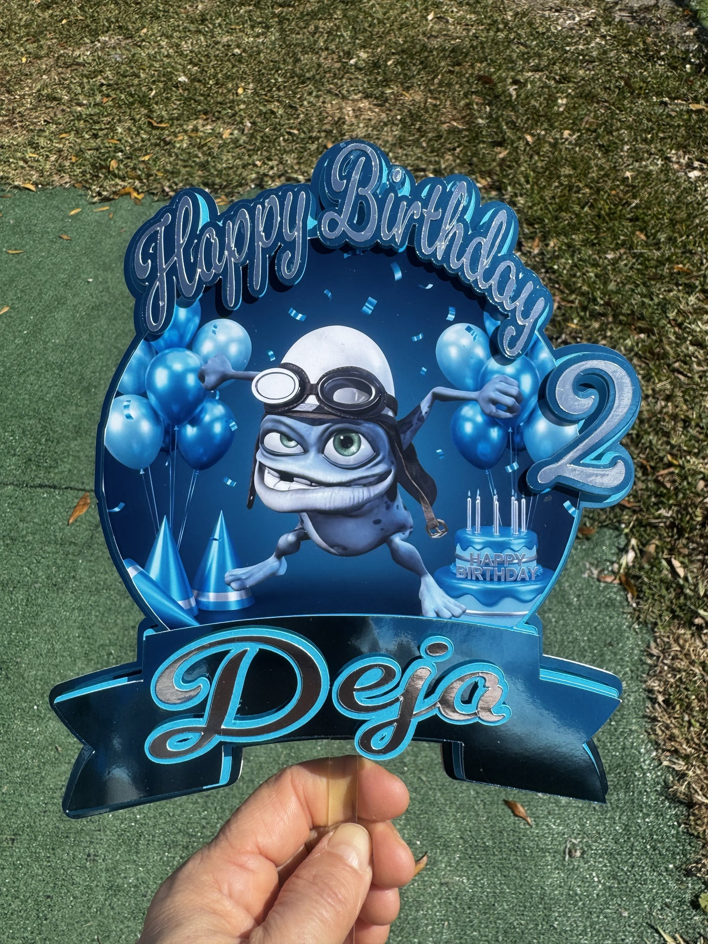 Crazy Frog Cake Topper