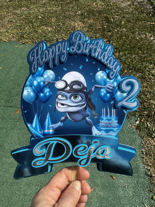 Crazy Frog Cake Topper