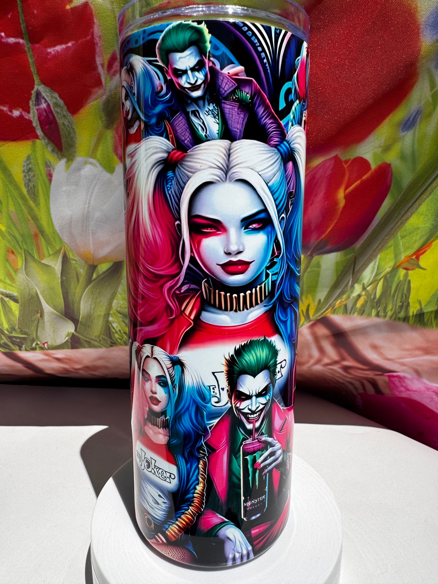 Joker and Harley Quinn 20 oz Tumbler