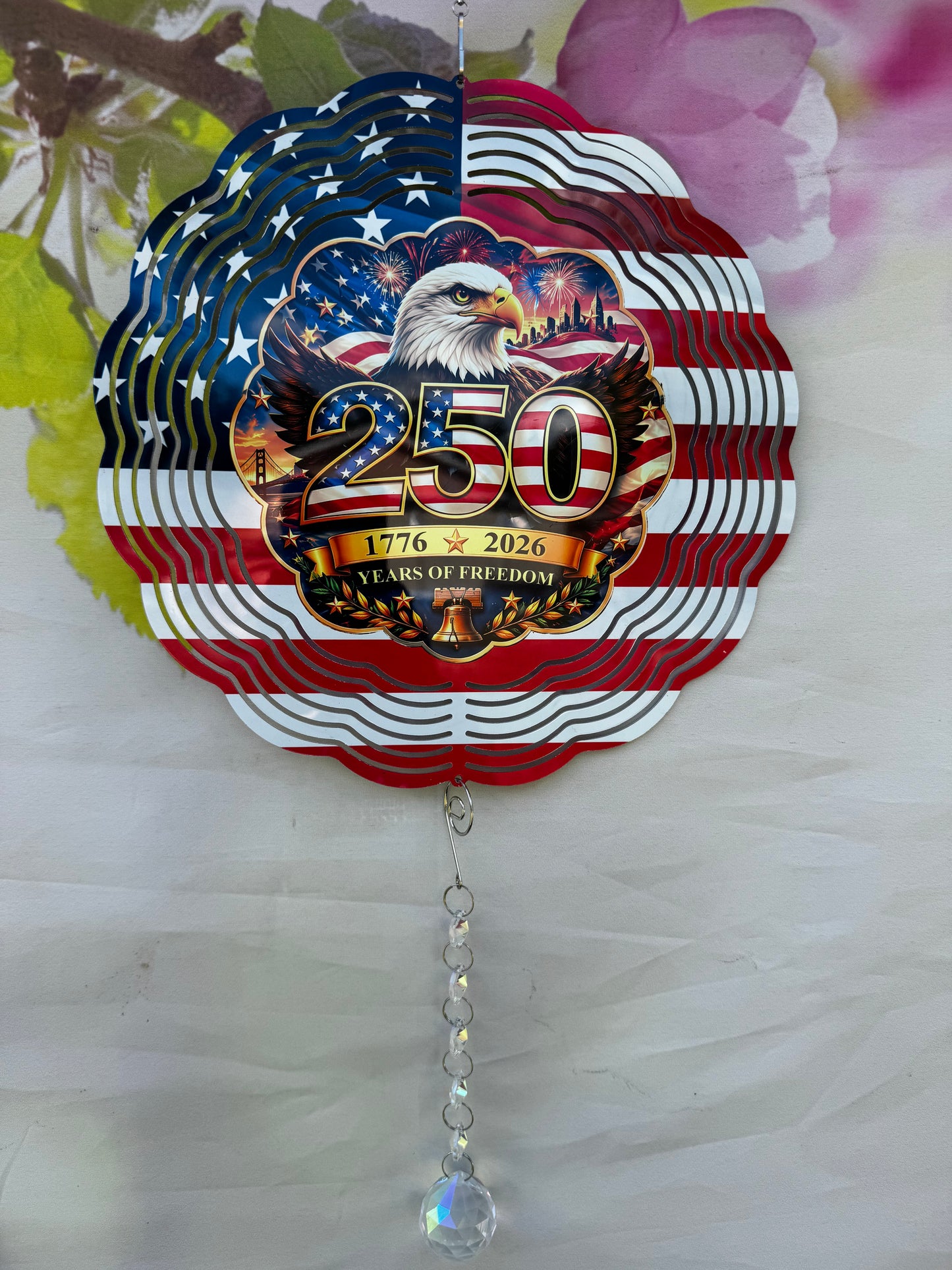 America 250 Year Wind Spinner