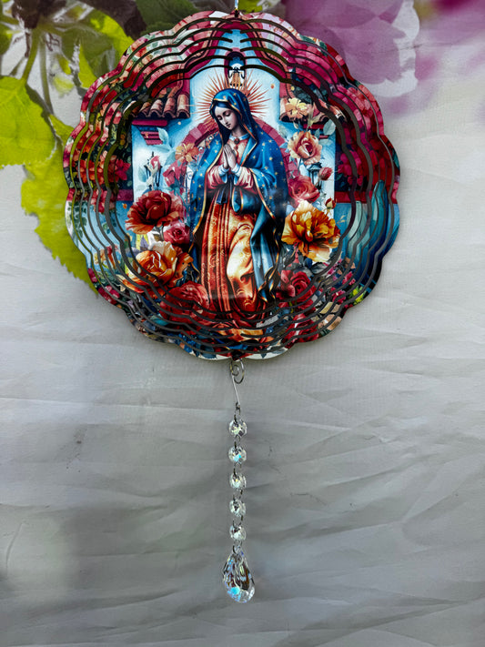 Virgin Guadalupe Wind Spinner