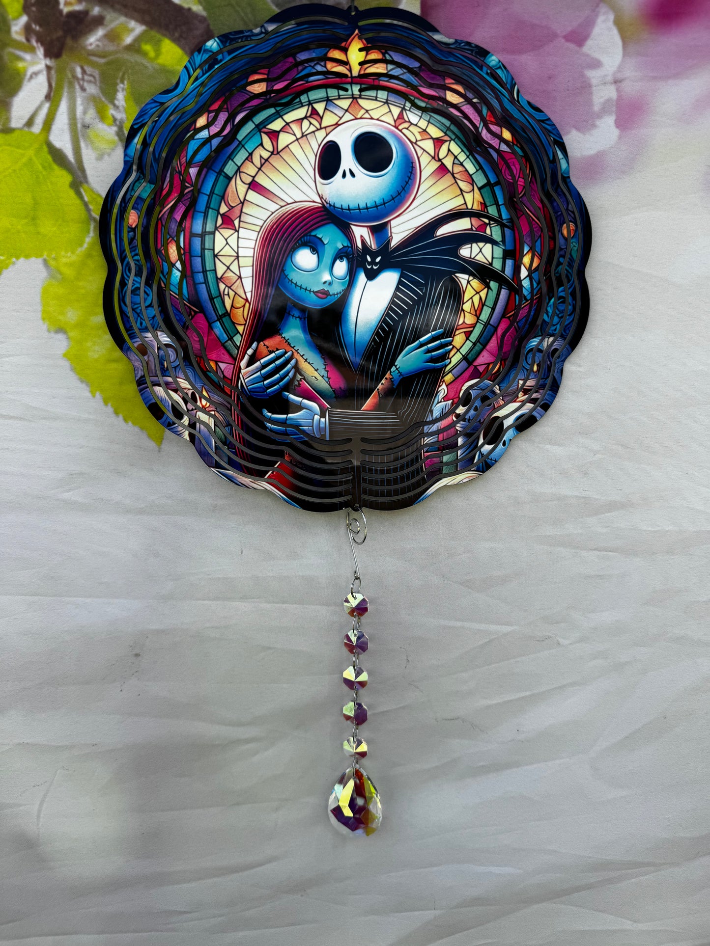 Jack and Sally Wind Spinner