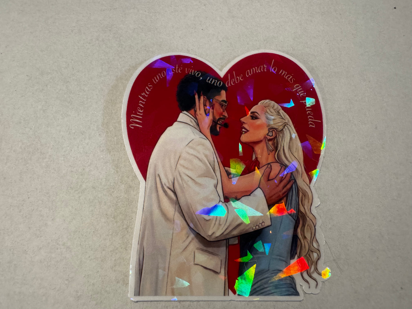 Puerto Rico Holographic Cultural stickers