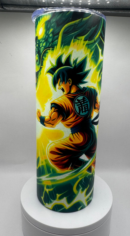 Dragon Ball Z 20 oz glow in the dark Tumbler