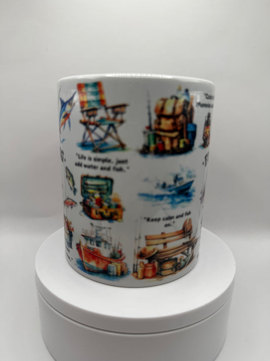 Fishing Life 11 oz Mug