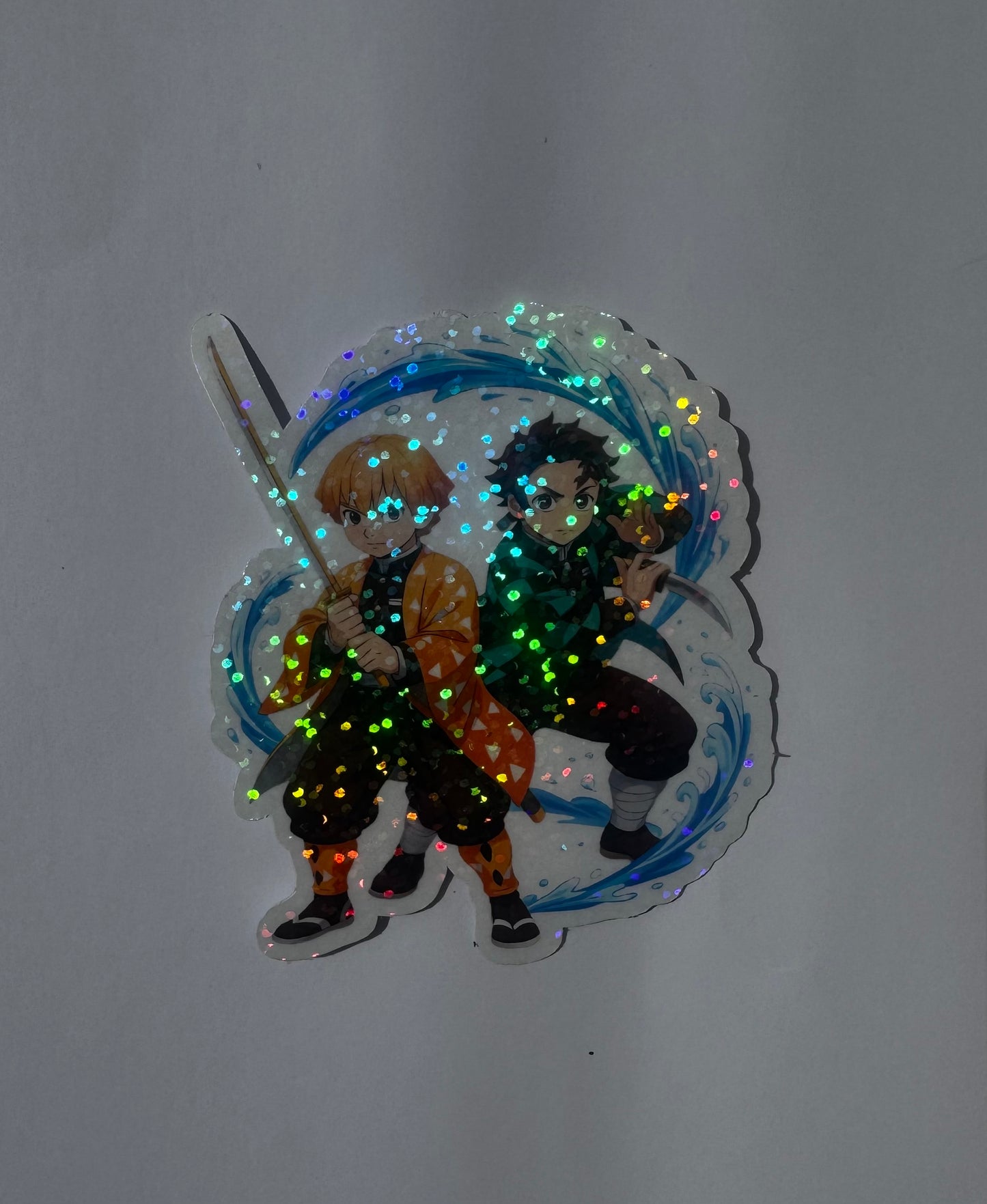 Holographic Demon Slayer Stickers