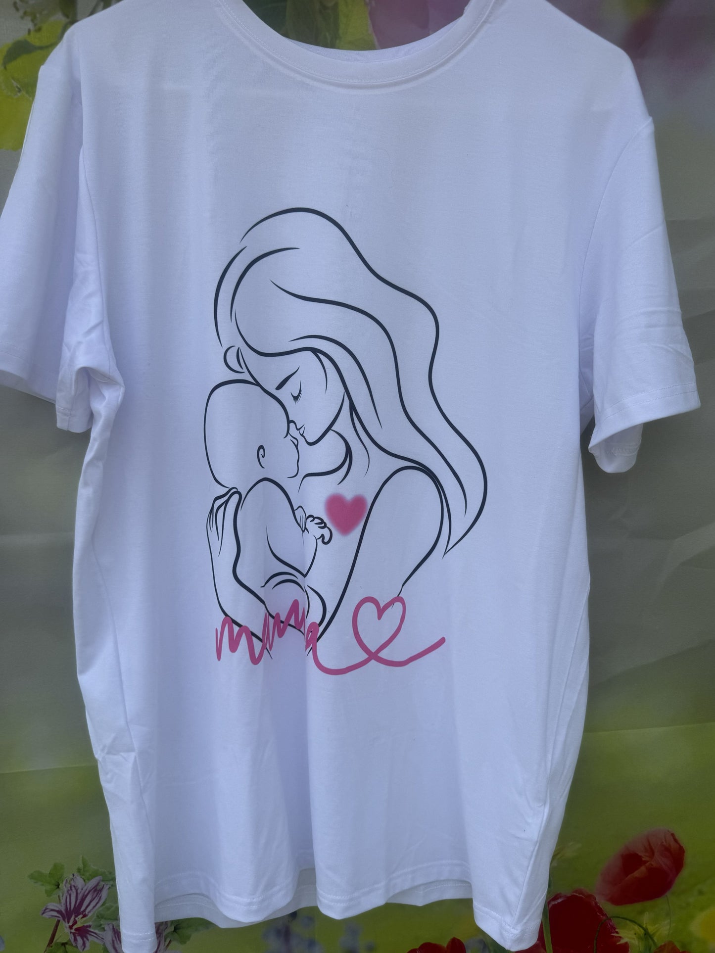Pink Baby and Mama Tshirt