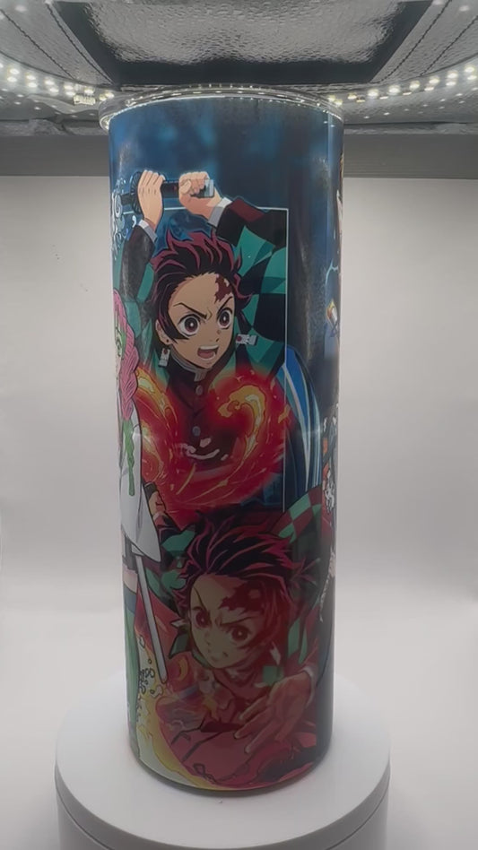 20 oz Demon Slayer Tumber