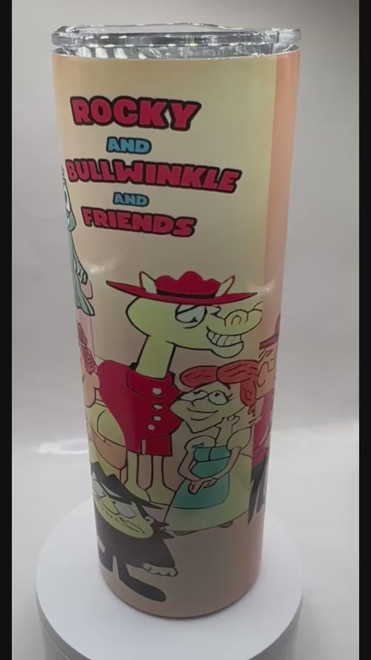 Rocky and Bullwinkle and Friends 20 oz Tumbler